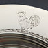 Circa 1940 British vintage sterling silver dish and spoon, diameter 17.5cm, total weight 245g, Finningans, case included
