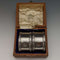 Around 1960 British Vintage Pure Silver (925 Silver) Napkin Ring Pair WH Manton Boxed
