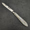1895 British Antique White Pearl Shell Handle Pure Silver Blade Folding Pen Knife Mappin Brothers