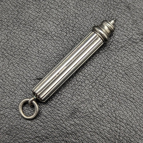 Around 1900 British Antique Sterling Silver Magic Pencil Telescopic 45-83mm S.MORDAN