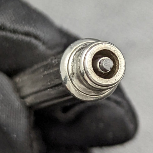 Around 1900 British Antique Sterling Silver Magic Pencil Telescopic 45-83mm S.MORDAN