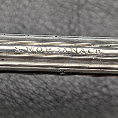 1900年頃 英国アンティーク 純銀製 マジックペンシル 伸縮式45-83mm S.MORDAN