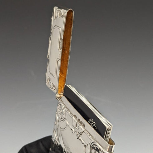 1908 英國古董純銀(925 銀)名片夾 63g Crisford and Norris