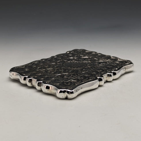 1870 英國古董純銀(925 銀)名片夾 60g Frederick Marson