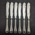 1879 British antique silver plate flat cutlery 12x2 set Elkington wooden box