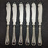 1879 British antique silver plate flat cutlery 12x2 set Elkington wooden box