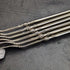 1879 British antique silver plate flat cutlery 12x2 set Elkington wooden box