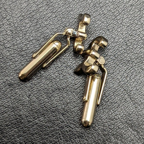 Made in England Sterling Silver Gold Plated Pound Sterling Cufflinks