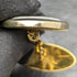 British Vintage Wedgwood Horse Relief Sterling Silver Cufflinks with Gold Decoration