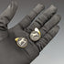 British Vintage Wedgwood Horse Relief Sterling Silver Cufflinks with Gold Decoration