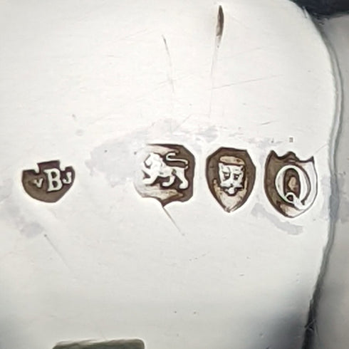 1891 British Antique Pure Silver (925 Silver) Fruit Bowl 272g Walter & John Barnard