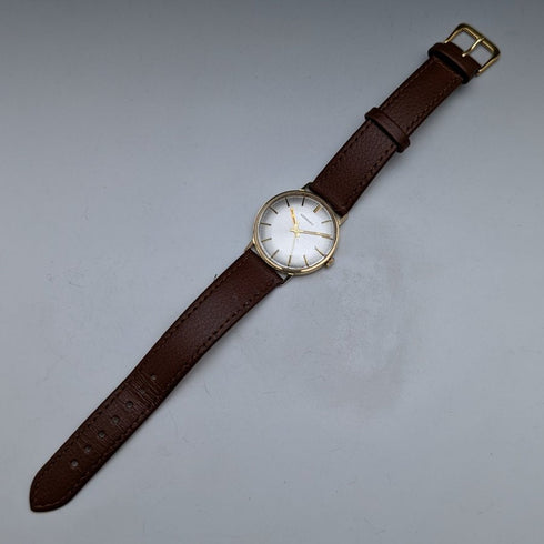 1981 英國復古做工精細 Garrard K9 純金錶殼 3 指針機械男錶