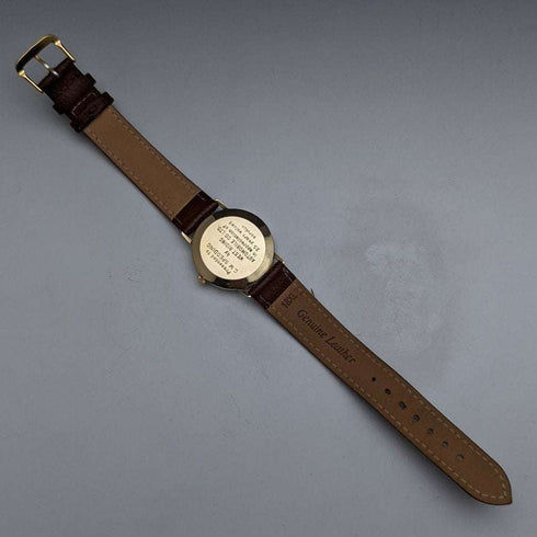 Reloj de pulsera mecánico para caballero, vintage británico de 1981, en buen estado de funcionamiento, con caja de oro macizo de 9 quilates Garrard y tres manecillas.