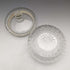 1929 British Vintage Sterling Silver Decorated Cut Glass Jar 351g BM & Co