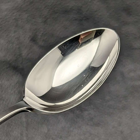 Juego de 6 cucharillas de té de plata de ley con sello múltiple, vintage británico de 1959, en su estuche original.