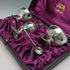Around 1887 British Antique Pure Silver Crue (Seasoning Container) Set Boxed