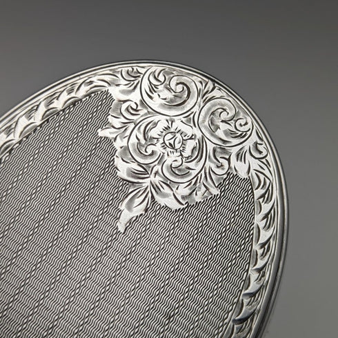 1964 年英國復古純銀手柄尼龍刷