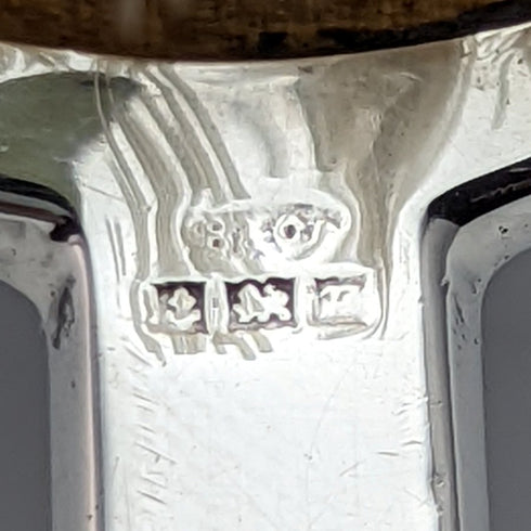 1964 年英國復古純銀手柄尼龍刷