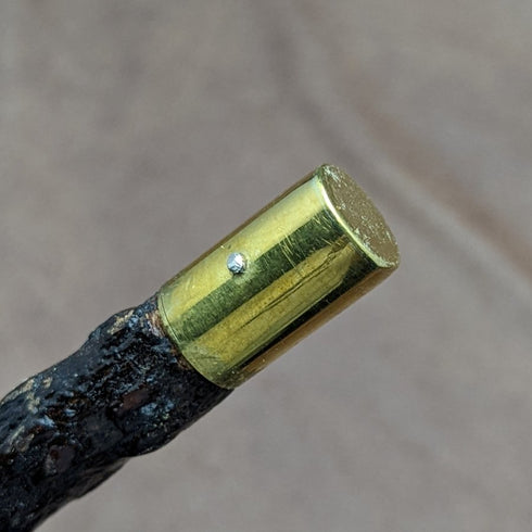 1908 年英國古董男士手杖鹿角手拿包手柄 85 厘米