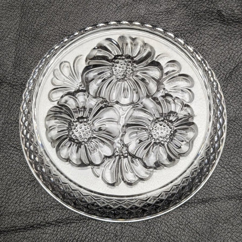 英国ヴィンテージ カットガラス スモールディッシュ 5個セット