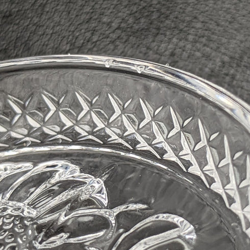 英国ヴィンテージ カットガラス スモールディッシュ 5個セット