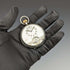 【Reacondicionado】Reloj de bolsillo antiguo Hebdomas de 8 días de cuerda de 1918, caja de plata pura