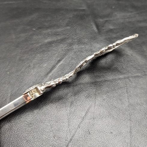 英国ヴィンテージ シルバープレート製 グレープシザー 葡萄彫刻 100g