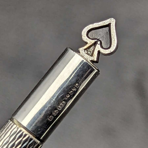 1988 British Sterling Silver Ballpoint Pen Set of 4 Boxed