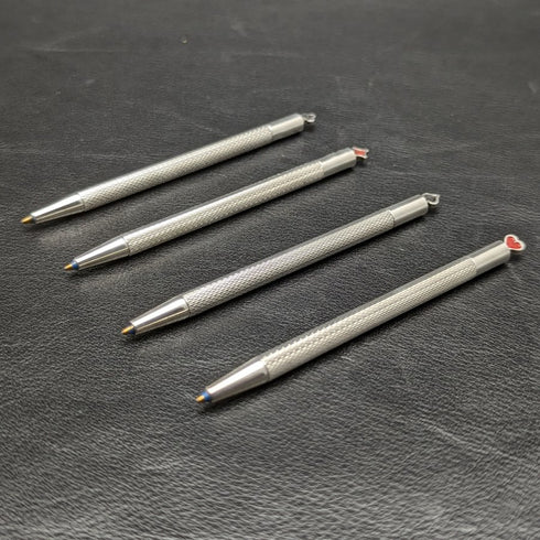 1988 British Sterling Silver Ballpoint Pen Set of 4 Boxed