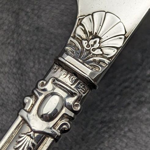 1851 British antique sterling silver cutlery set in box