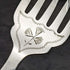 1899 British Antique Silver Plated Fish Server Set Deer Antlers Handle