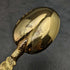 1936 British vintage sterling silver anointing spoon with gold-plated decoration boxed