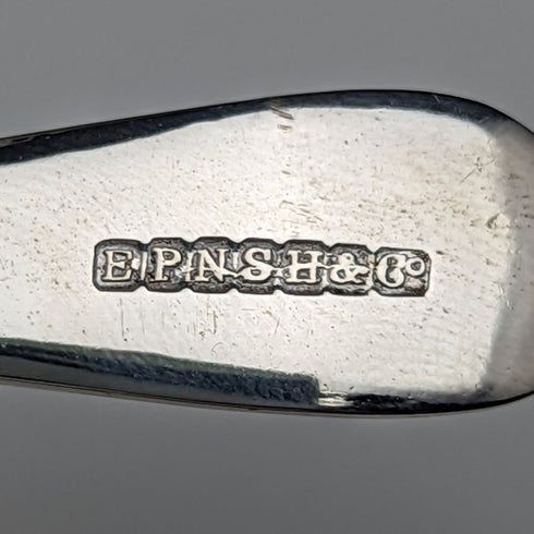 英国アンティーク カットガラス ジャムポット シルバープレート蓋 スプーン付き