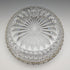 German Vintage Cut Glass Bowl with Sterling Silver Rim Decoration Diameter 18cm Emil Herman