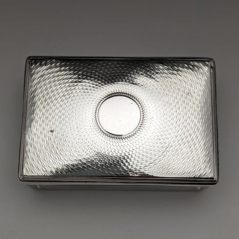 1861 年英國古董切割玻璃盒純銀蓋 213 克