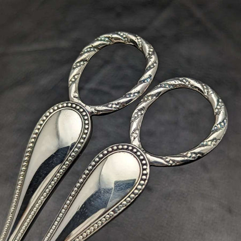 Tijeras para uvas de plata chapada, vintage, origen británico, 78 g