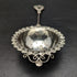 Vintage silver-plated tea strainer