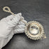 Vintage silver-plated tea strainer
