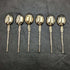 1936 British Vintage Sterling Silver Annoying Spoons Set of 6 in a Case
