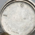 Antique Swiss-made pocket watch Engraved silver side open face Paper dial Works well