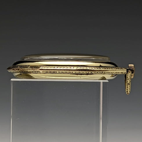 復古瑞士 HELVETIA 鍍金錶殼懷錶做工不錯