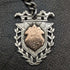 Around 1887 British Antique Sterling Silver Albert Chain 49g Sterling Silver Medal Fob