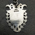 Around 1887 British Antique Sterling Silver Albert Chain 49g Sterling Silver Medal Fob