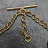British Vintage Gold Plated Double Albert Chain