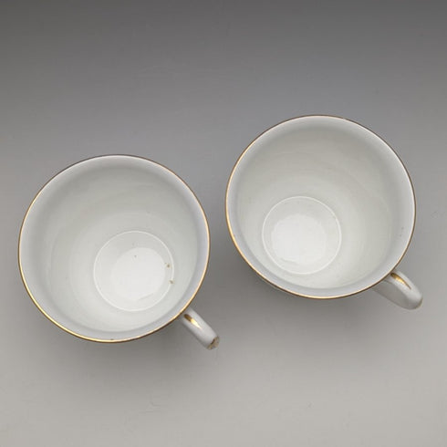 Around 1920 English Sherry teacup trio pair