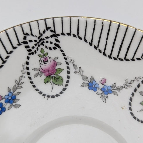 Around 1920 English Sherry teacup trio pair