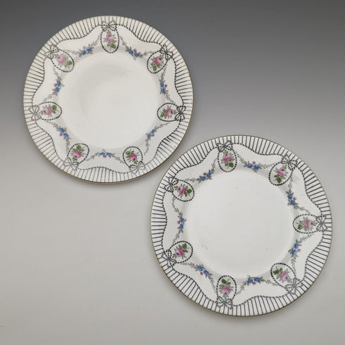 Around 1920 English Sherry teacup trio pair