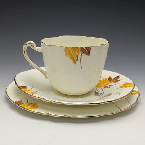 1930s British Paragon teacup trio