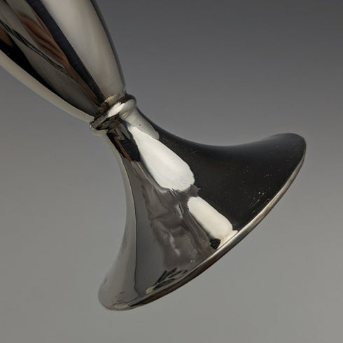 1909 年英國古董純銀中號花瓶一對 341 克