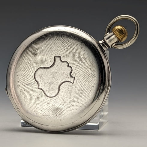 1920年頃 アンティーク ユリス・ナルダン 懐中時計 銀側ケース 動作良好